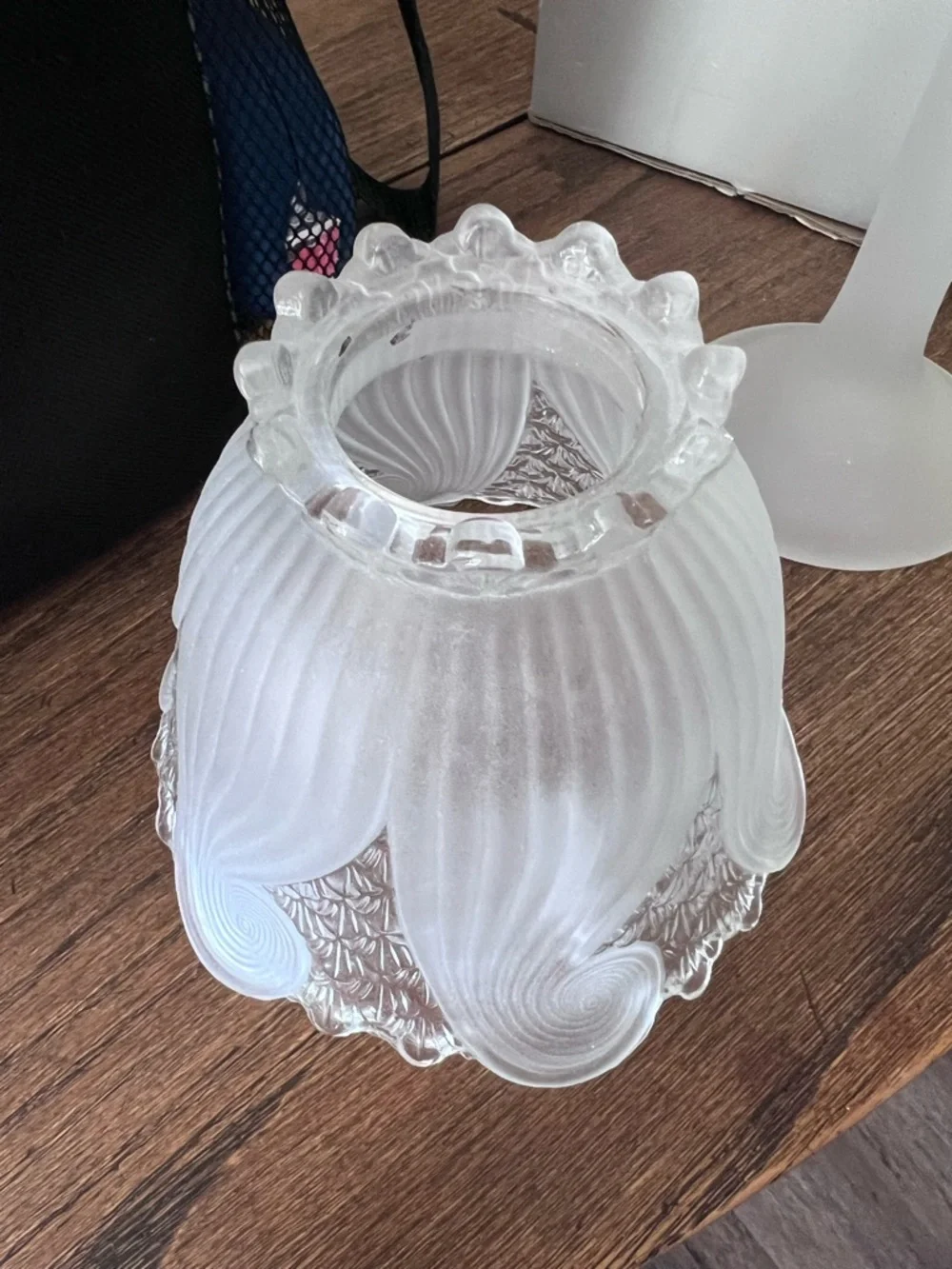 Vintage Partylite Frosted Fairy Lamp - Picture 4 of 4